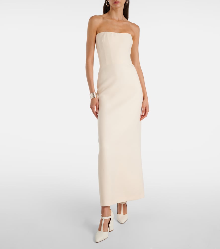 Gabriela Hearst Opus wool and silk midi dress