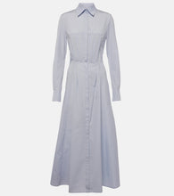 Gabriela Hearst Eugene cotton shirt dress. Gabriela Hearst Eugene 棉质衬衫裙
