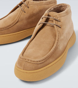 Tod's Suede lace-up boots