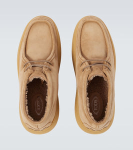 Tod's Suede lace-up boots