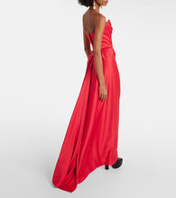Vivienne Westwood Off-shoulder satin gown