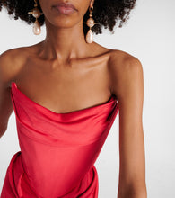 Vivienne Westwood Off-shoulder satin gown