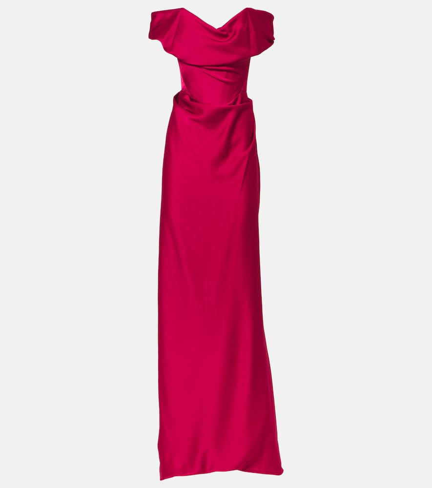Vivienne Westwood Nova Cocotte satin corset gown. Vivienne Westwood Nova Cocotte 缎面紧身胸衣礼服