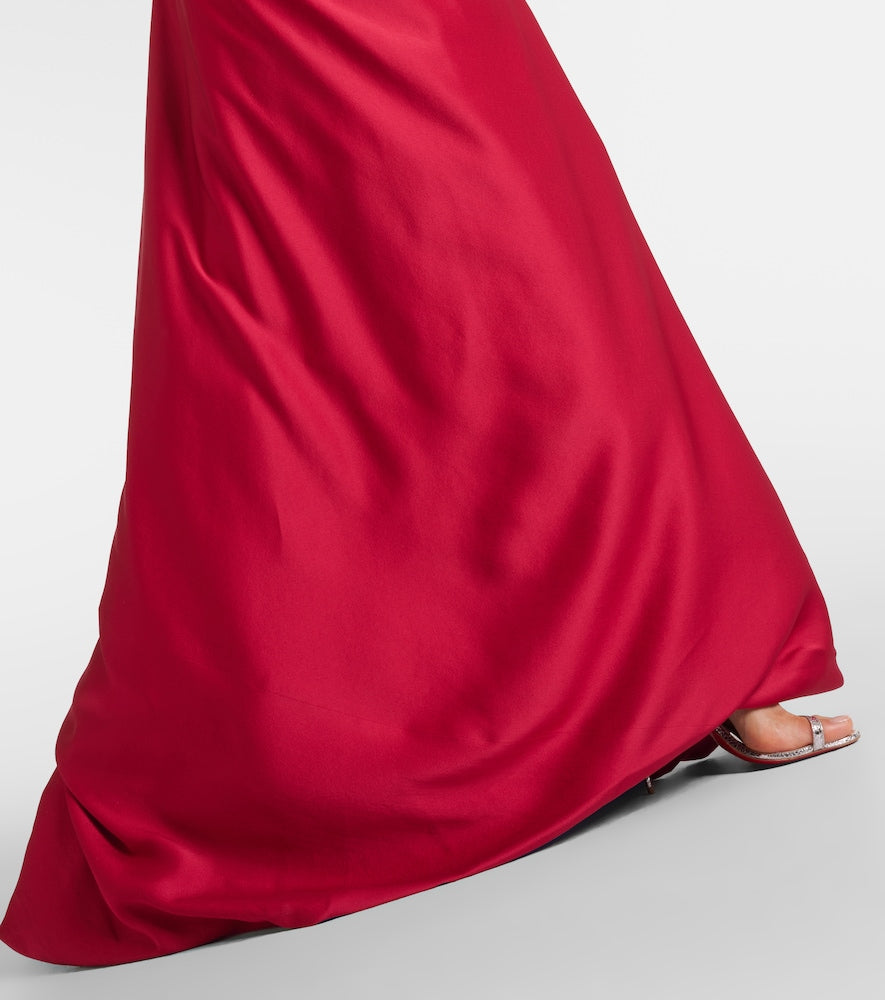 Vivienne Westwood Nova Cocotte satin corset gown