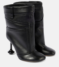 Loewe Toy Panta 90 leather ankle boots - Loewe Toy Panta 90 皮革踝靴