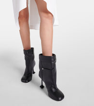Loewe Toy Panta 90 leather ankle boots