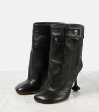 Loewe Toy Panta 90 leather ankle boots