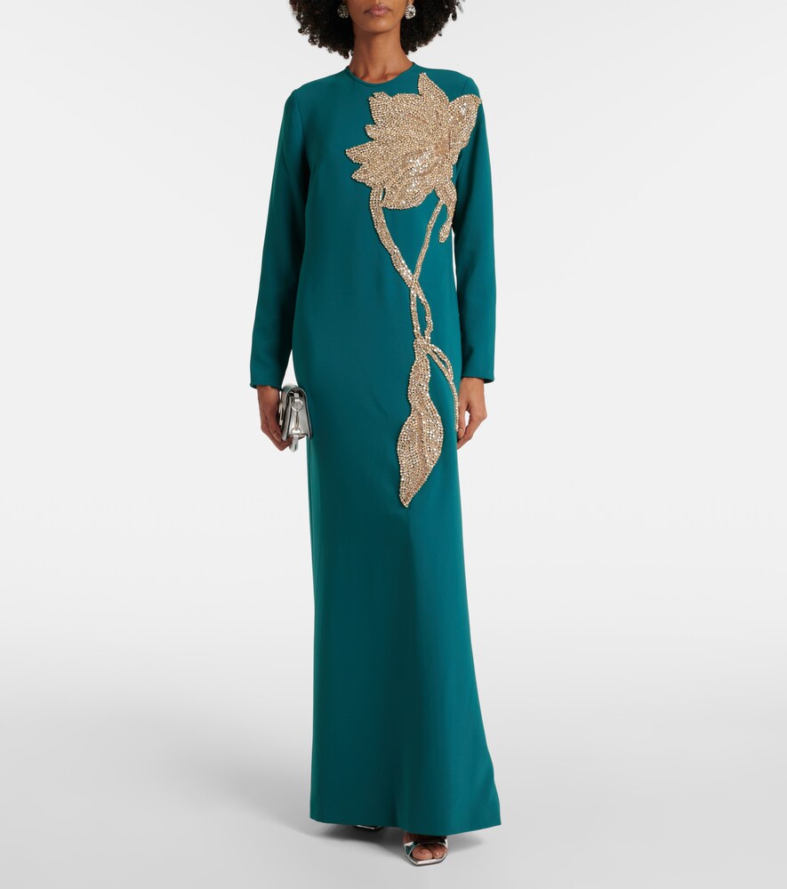 Costarellos Elea embellished  gown