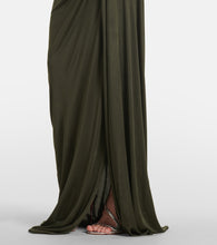 Costarellos Elettra embellished jersey gown