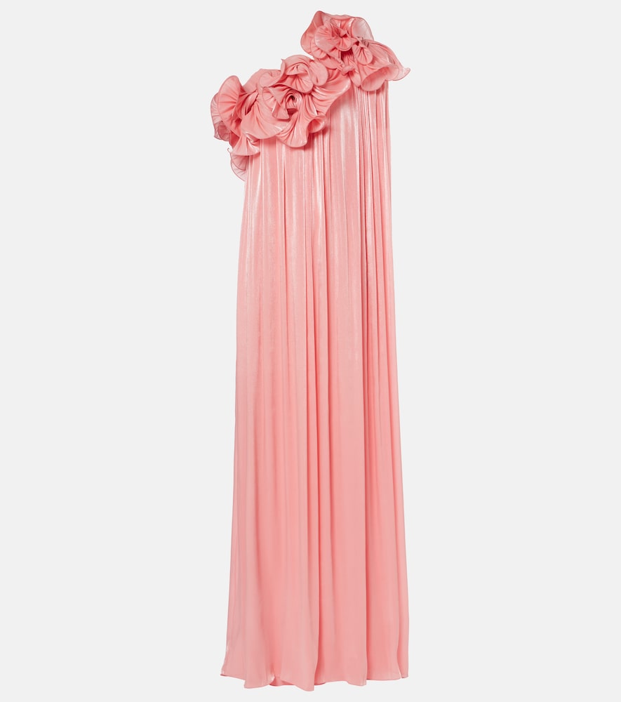Costarellos Charmain pliss√É¬© georgette gown. Costarellos Charmain pliss√É�© 乔其纱礼服