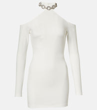 David Koma Bridal crystal-embellished minidress. David Koma Bridal 水晶装饰迷你连衣裙