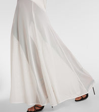 David Koma Bridal strapless gathered cady gown