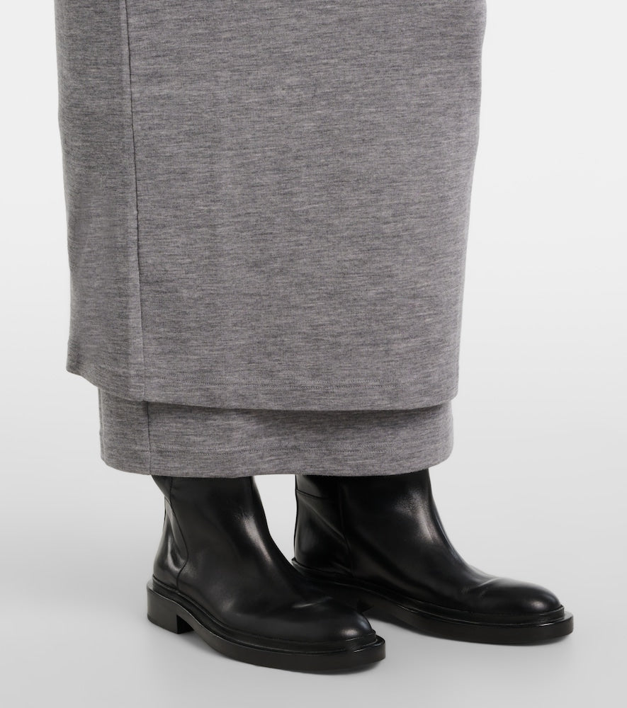 Jil Sander Virgin wool midi dress