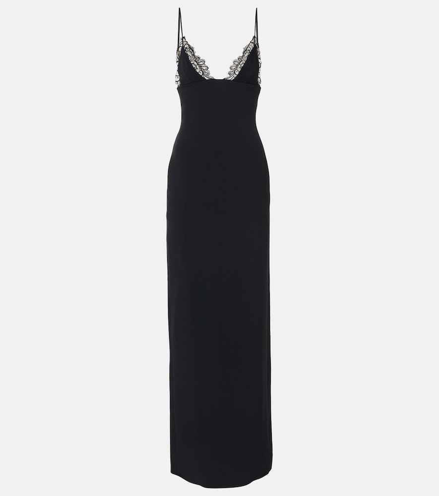 David Koma Lace-trimmed gown. David Koma 蕾丝边礼服