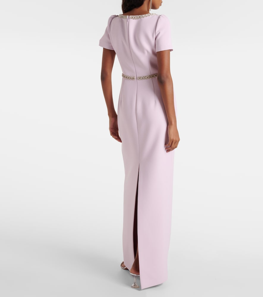 Self-Portrait Crystal-embellished  gown