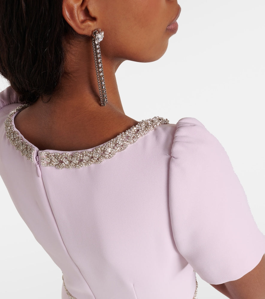 Self-Portrait Crystal-embellished  gown