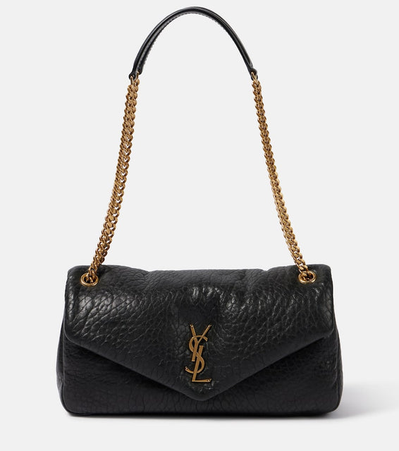 Saint Laurent Calypso Medium leather shoulder bag. Shop Saint Laurent Shoulder Bags for women now.
