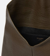 Saint Laurent Cassandre Large leather clutch
