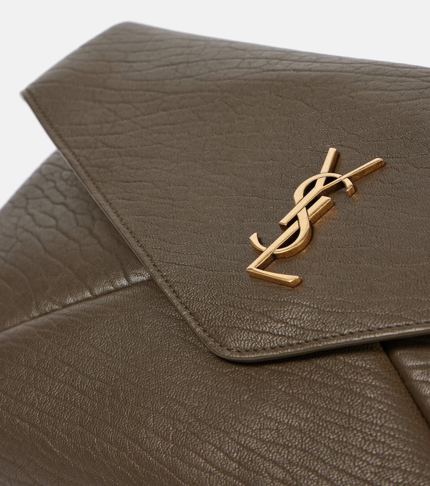 Saint Laurent Cassandre Large leather clutch