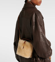 Saint Laurent Le 37 Mini shearling bucket bag