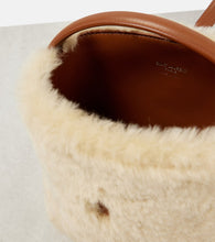 Saint Laurent Le 37 Mini shearling bucket bag