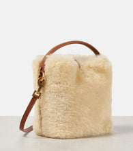Saint Laurent Le 37 Mini shearling bucket bag