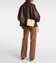 Saint Laurent Le 37 Mini shearling bucket bag