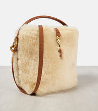 Saint Laurent Le 37 Mini shearling bucket bag