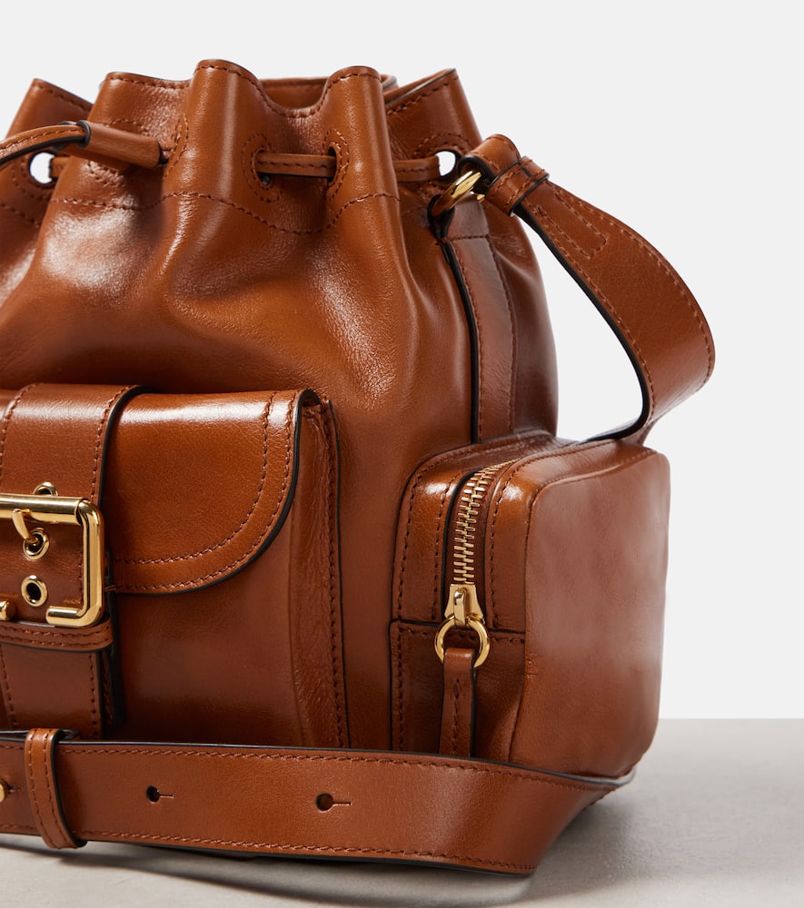 Chloe Camera leather bucket bag