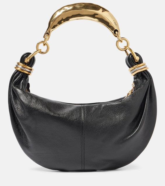 Chloe Banana Small leather shoulder bag. Shop Chloe Top-Handle Bags for women now.