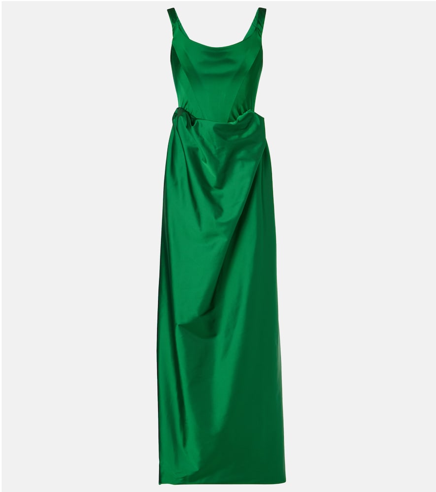 Vivienne Westwood Nova Camille satin corset gown. Vivienne Westwood Nova Camille 缎面紧身胸衣礼服