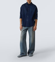 Loewe Campo denim penny loafers