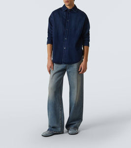 Loewe Campo denim penny loafers