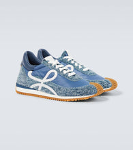 Loewe Flow Runner leather-trimmed sneakers
