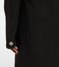 Versace Silk and wool-blend minidress