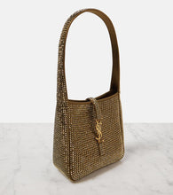 Saint Laurent Le 5 √É¬† 7 Mini embellished satin shoulder bag