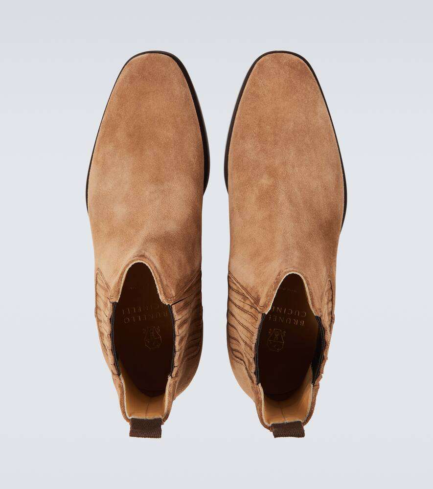Brunello Cucinelli Suede Chelsea boots