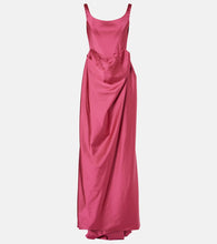 Vivienne Westwood  satin corset gown. 薇薇安·韦斯特伍德缎面紧身胸衣礼服