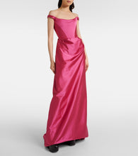 Vivienne Westwood  satin corset gown
