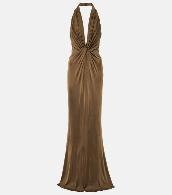 Tom Ford Halterneck jersey gown