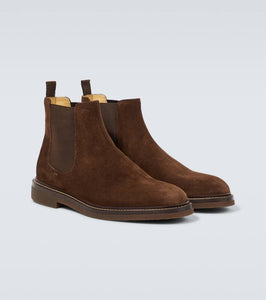 Brunello Cucinelli Suede Chelsea boots