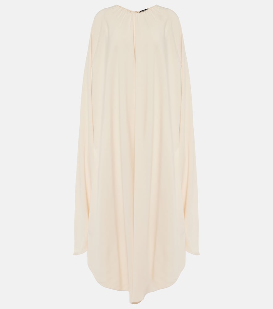 Tom Ford Asymmetric silk-blend cady kaftan. 汤姆·福特不对称真丝混纺绉纱长袍