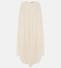 Tom Ford Asymmetric silk-blend cady kaftan. 汤姆·福特不对称真丝混纺绉纱长袍