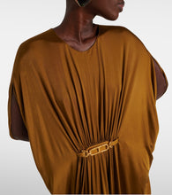Tom Ford Belted satin jersey kaftan
