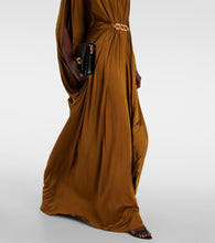 Tom Ford Belted satin jersey kaftan