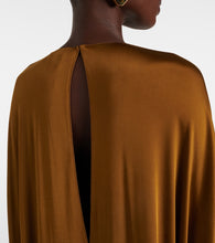 Tom Ford Belted satin jersey kaftan