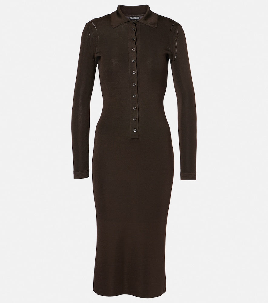 Tom Ford Midi polo dress. Tom Ford 中长款 Polo 连衣裙