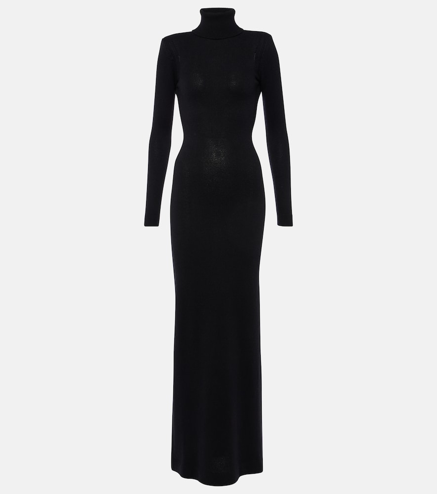 Tom Ford Cashmere turtleneck maxi dress. Tom Ford 羊绒高领长款连衣裙