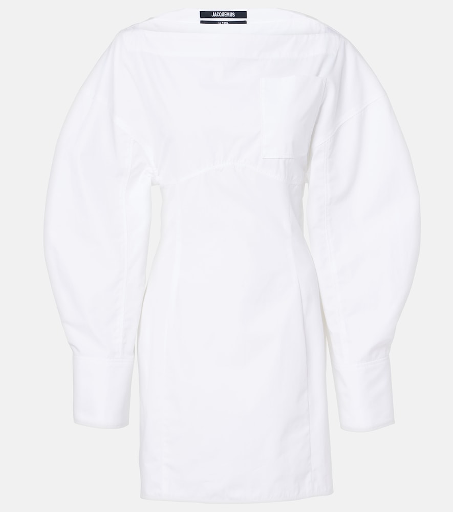 Jacquemus La Robe Chemise Casaco cotton minidress. Jacquemus La Robe Chemise Casaco 棉质迷你连衣裙