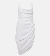 Jacquemus La Robe Saudade draped minidress. Jacquemus La Robe Saudade 垂褶迷你连衣裙